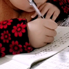 努力做寒假作业中