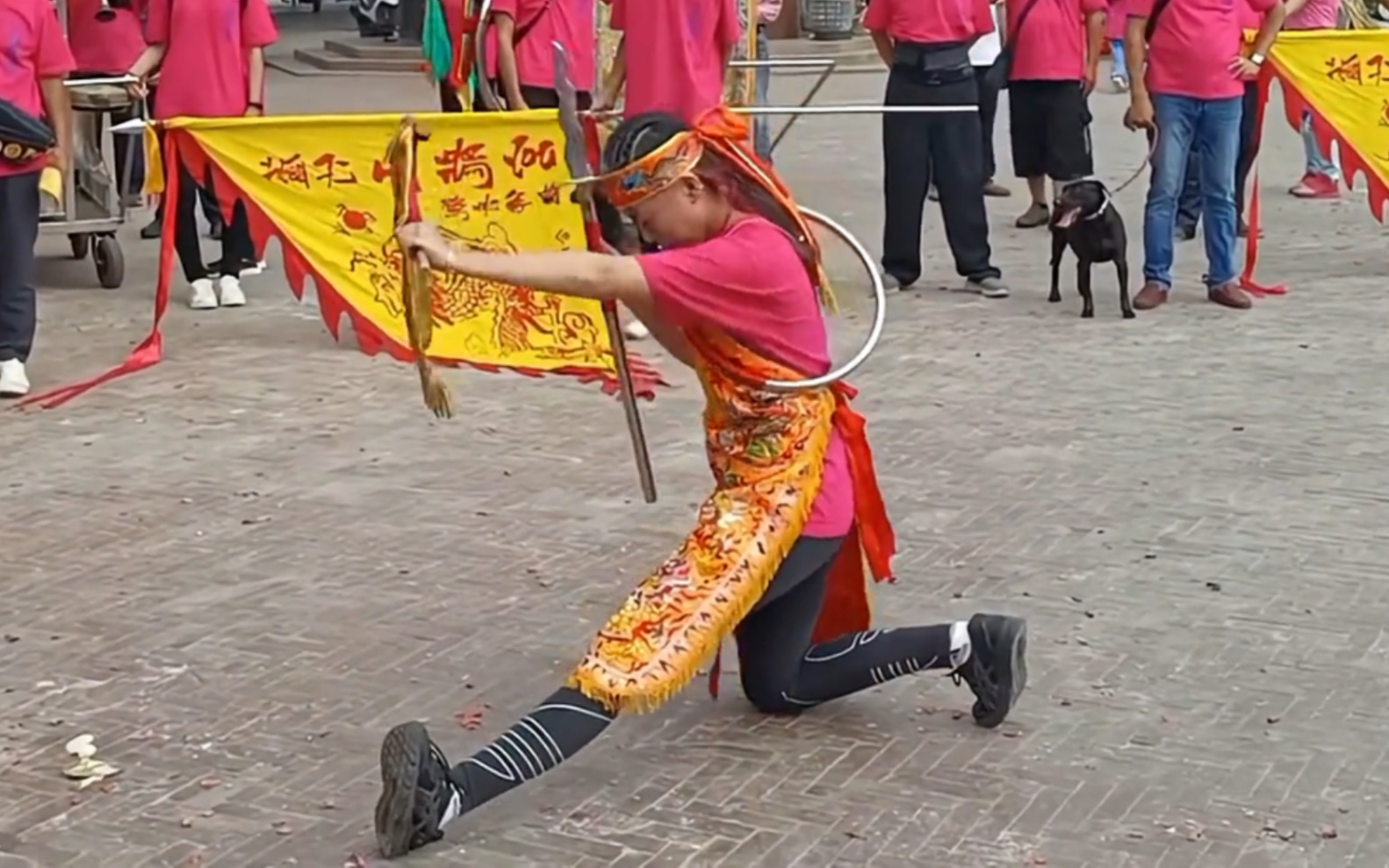 A young girl's Prince's salute is a great gesture