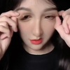 硅胶美女头套 把面具戴在脸上  如何从甜妹变成小姐姐，教程视频