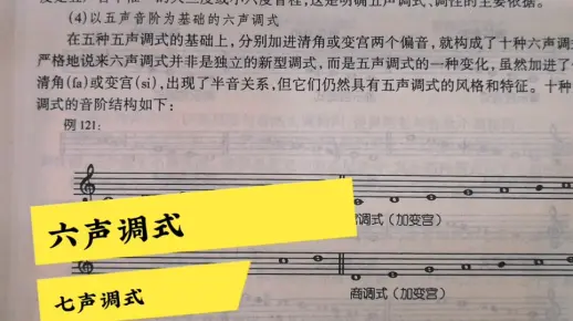 音乐高考乐理教学 六声调式和七声调式讲解