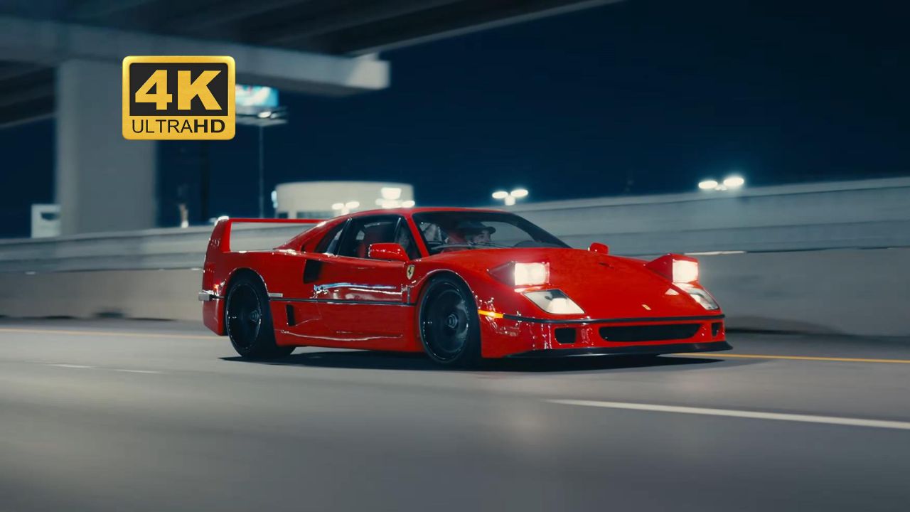 【4K60帧】法拉利 F40 | Ferrari F40 Midnight Run 沉浸式夜跑纯享 [4k]