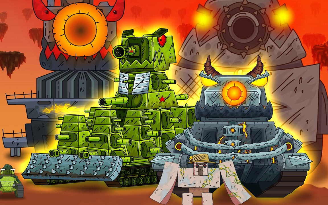 【坦克动画】KV-44和利维坦的试炼全集+彩蛋 【合集】