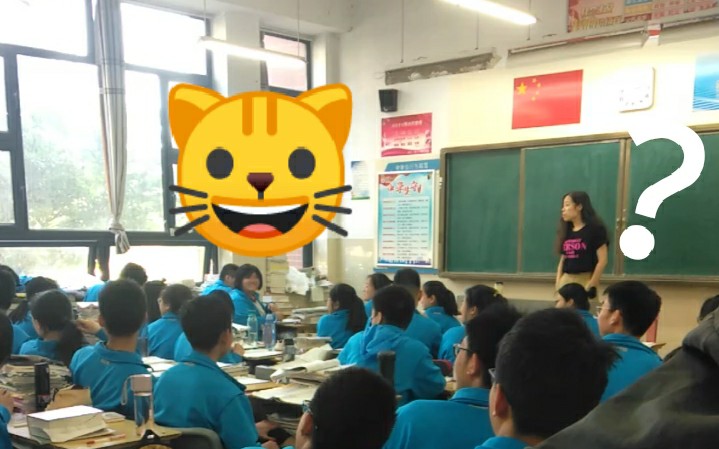 当教室里闯进一只猫......
