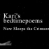 [Kari's bedtimepoems]Now Sleeps the Crimson Petal