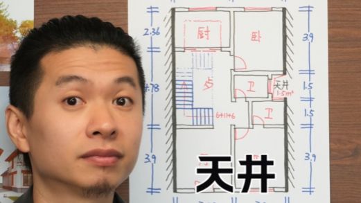 农村自建房，两侧都是邻居，不让你开窗非常的难受！这个时候开天井，是一个很好的解决方式哦！