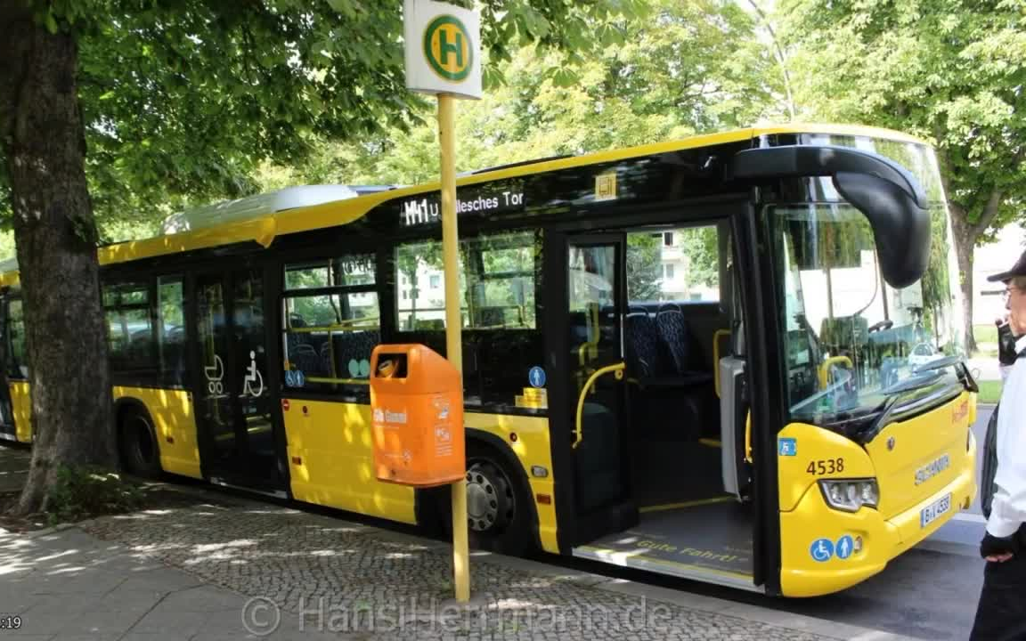 bvg柏林公交铰接式城市客车斯堪尼亚citywidelfagn16