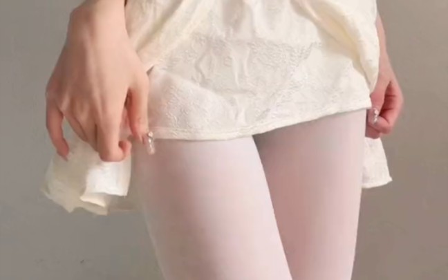 Who can resist a white silk cheongsam?