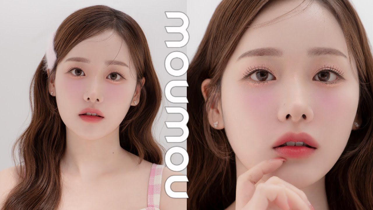 粉珊瑚妆容💗韩国化妆室GRWM【yangsmile】