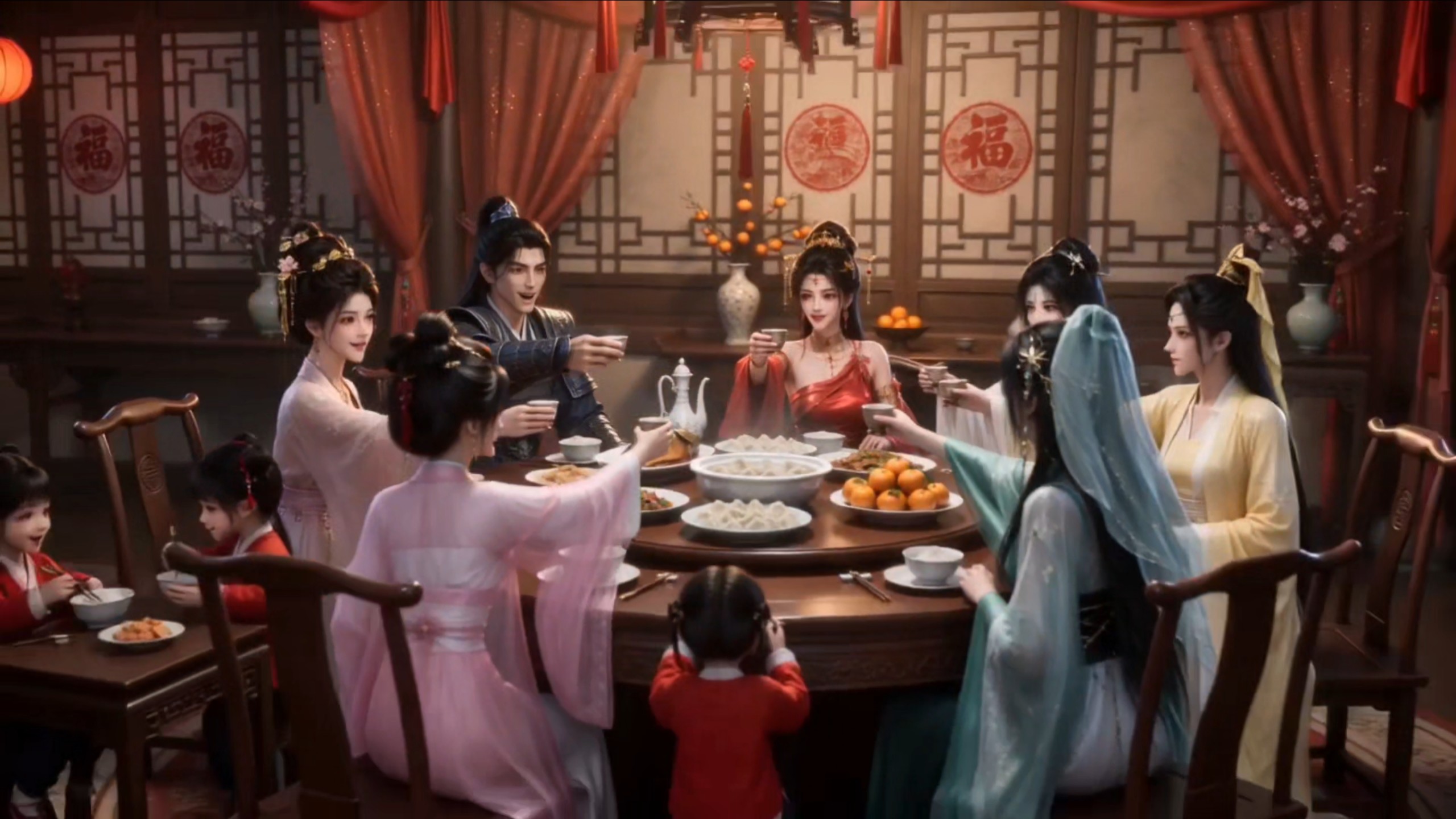 星月郭伯伯：郭伯伯家年夜饭 and 过儿的“屁股”