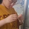 ✨ 糖宝亲手制作，每一张彩票都是对姥爷的祝福——“手气旺，福气满，健康长寿乐开花！”#父亲节彩票花 #姥爷的快乐很简单
