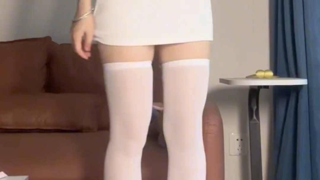 Wrap-around dresses with white socks are awesome.