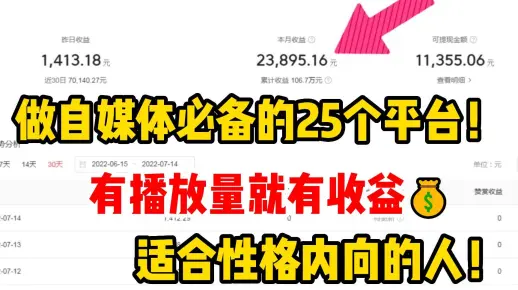 【如何在B站发视频赚钱】在自媒体平台怎么捡钱？自媒体新人必看！