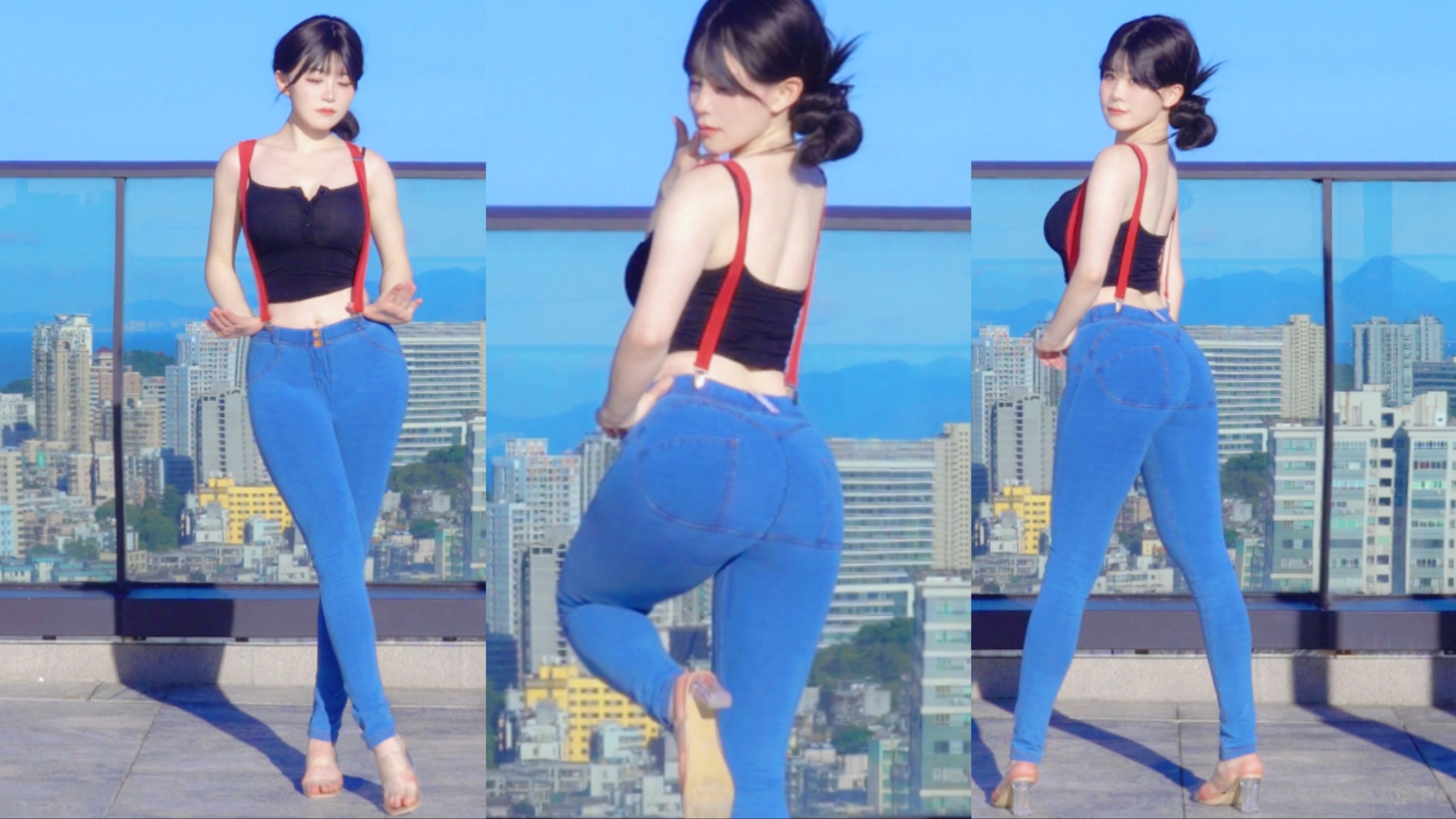 Strap Dance ➕ Jeans = Double Hot ❤️