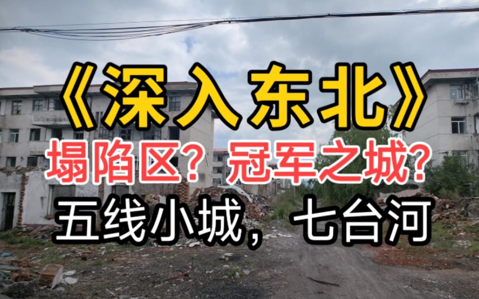 深入东北＂18线＂小城七台河,鹤岗隔壁的资源型城市生活如何?哔哩哔哩bilibili