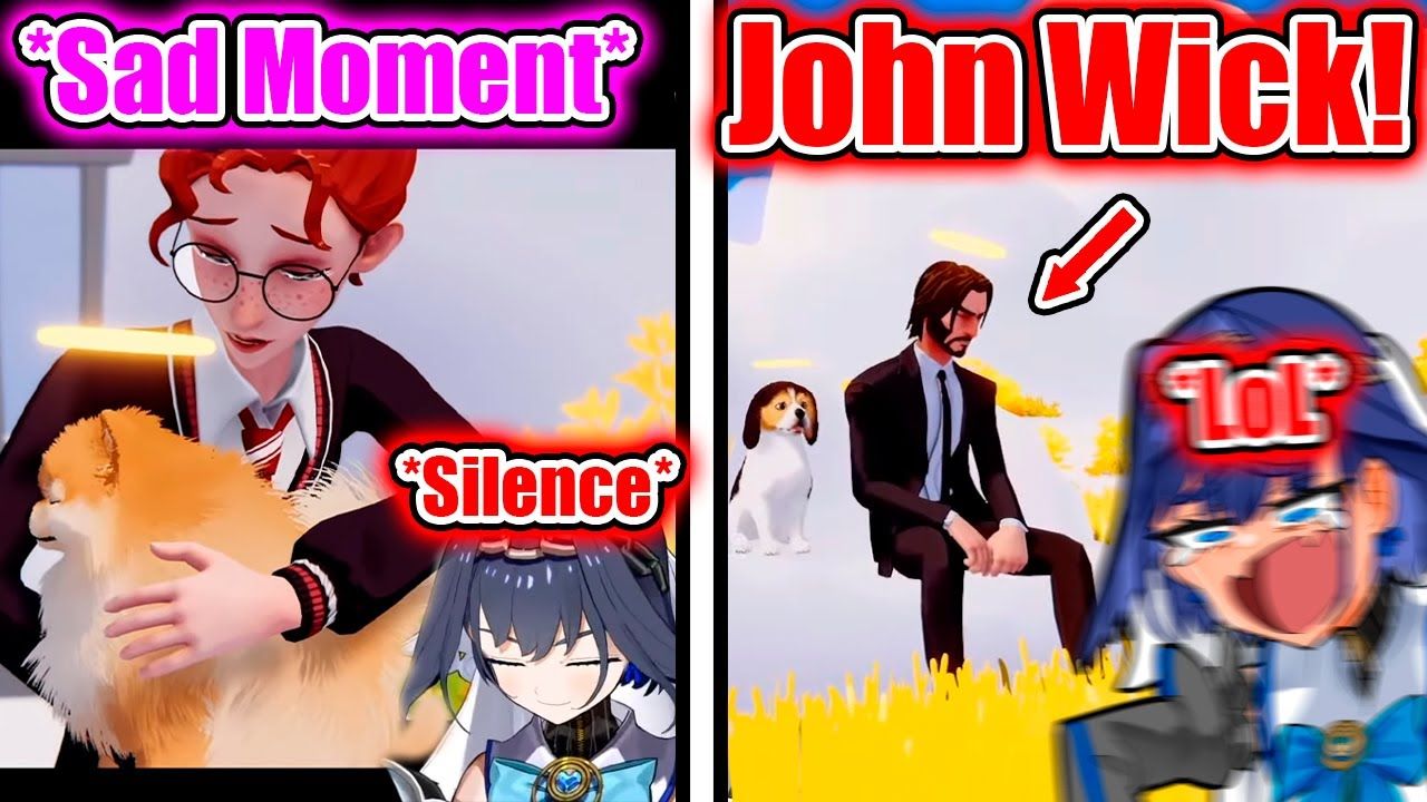 在感人场景里没绷住笑出来的冷血动物Kronii