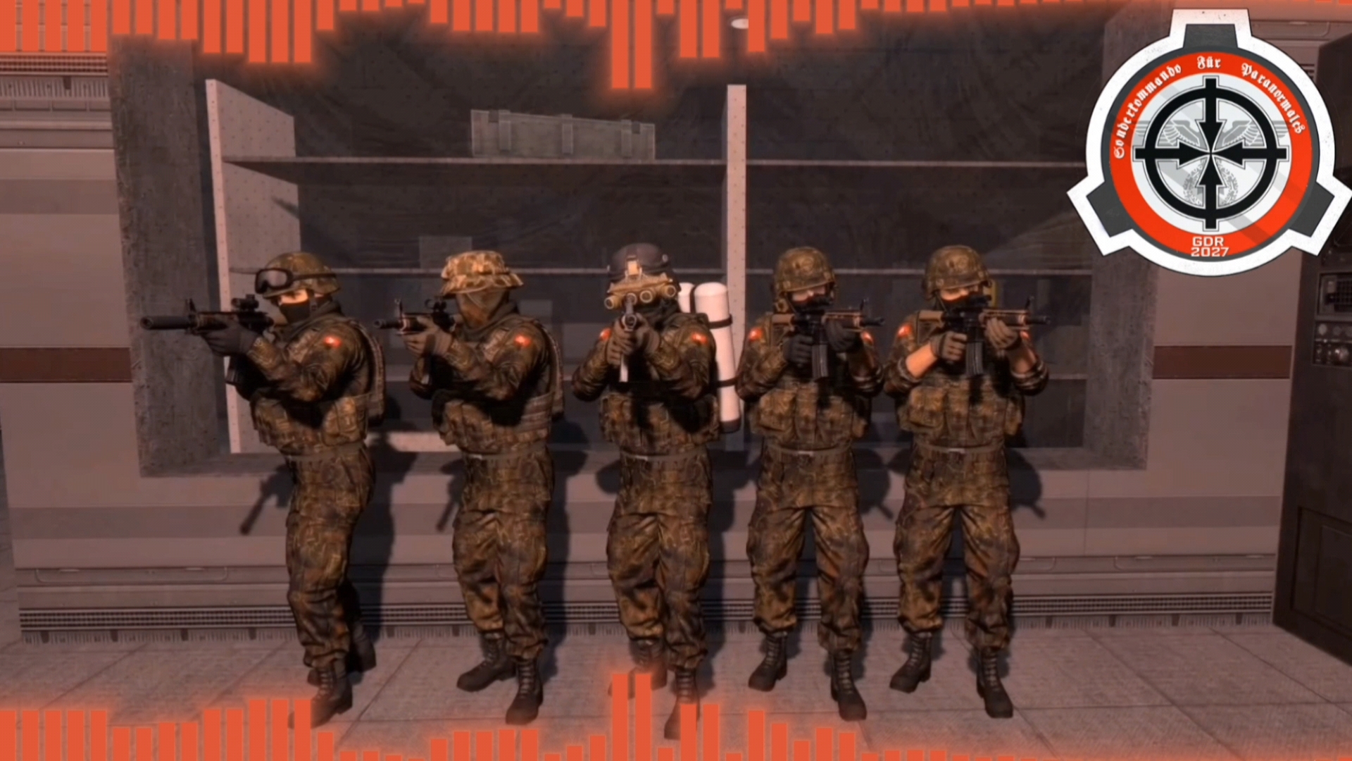 【SCPER】SKP异常特遣队入场动画及音乐——“伟大是一种诅咒，立于尸骸之上”