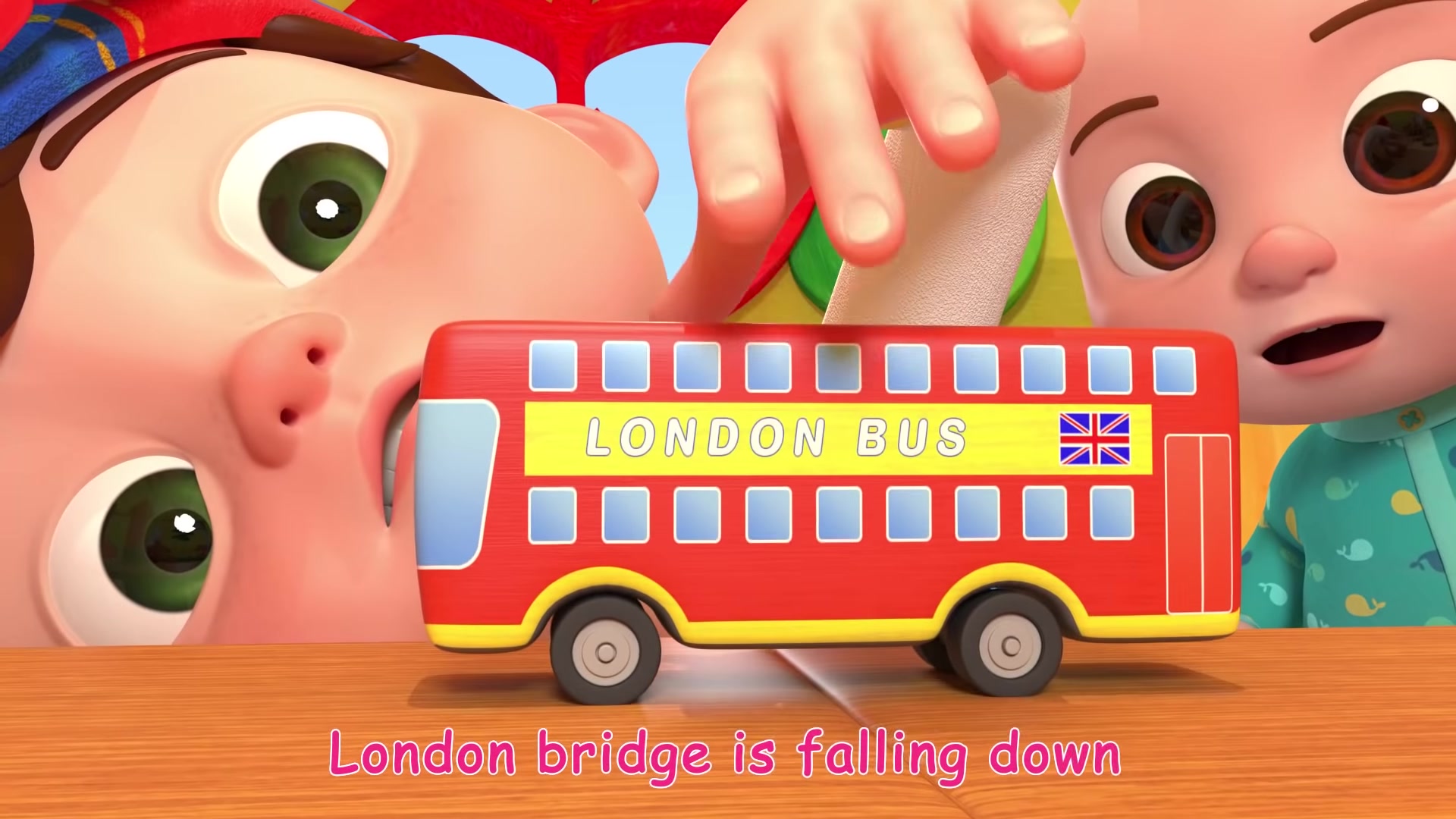 【儿童英语动画片】london bridge is falling down more nursery