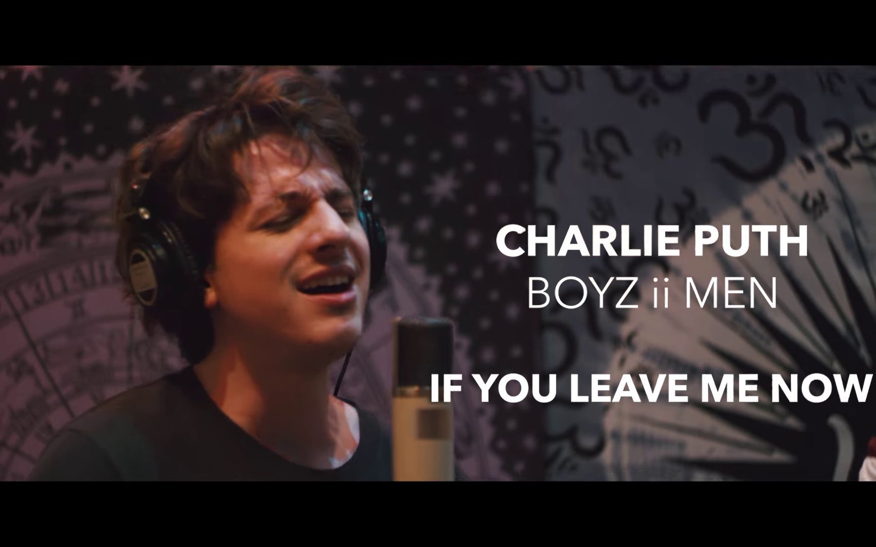 断眉charlieputh联手boyziimen录音室表演新单ifyouleavemenow