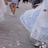 洛丽塔，白色蕾丝袜子，汉服，光脚