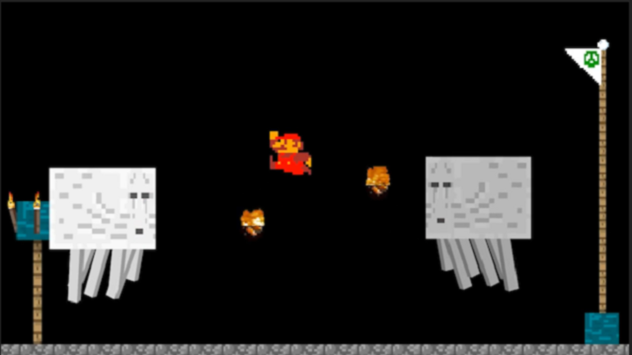 超级玛丽：当马里奥来到我的世界版的超级玛丽？