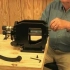 手工皮具教程-手动印花机的使用