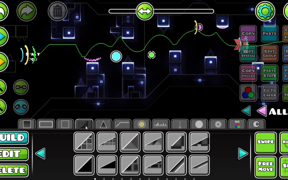 【几何冲刺 转载】How to build a Glow Styled Demon Level in Geometry Dash_哔哩哔哩_bilibili