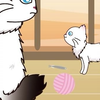 猫妈妈生孩子，主人比猫妈妈还紧张