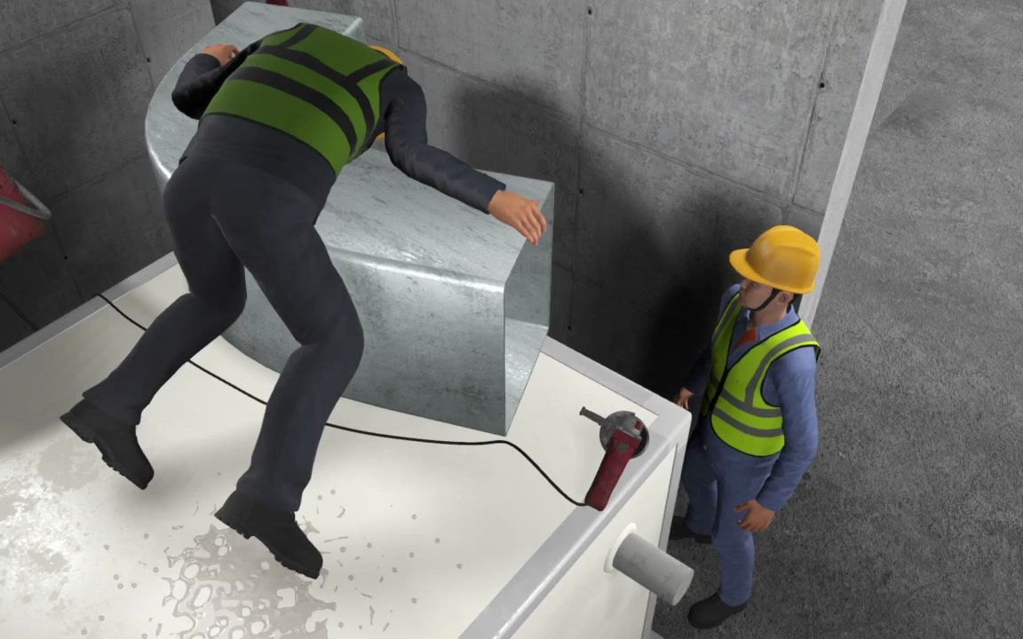 安全事故还原三维动画#培训动画#事故演示#事故讲解