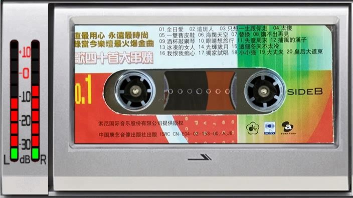 老磁带 好歌四十首大串烧 一直最用心 永远最时尚 收录当今乐坛最火爆金曲 的士高 迪斯科 联唱 舞曲 B