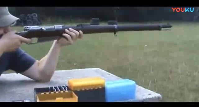 崭新汉阳造步枪弹夹换弹拉栓射击标清