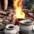 开始烧制陶罐，内心忐忑，女子徒手挑战东南亚丛林生存极限100天第25集