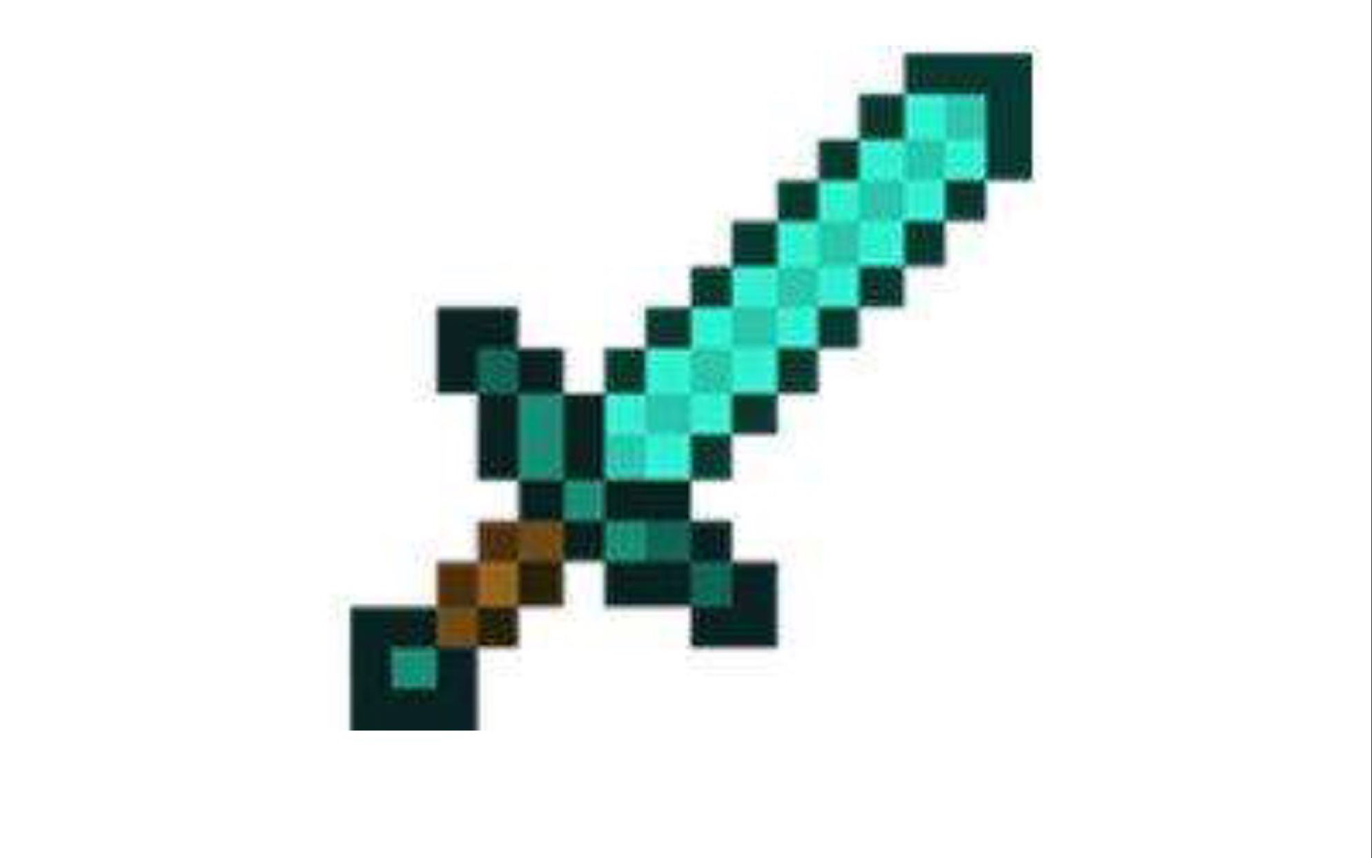 Алмазный меч пиксель арт