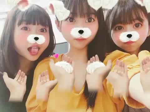 【hkt】田中美久&矢吹奈子&松冈花 17.9.27 推特