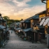 京都，夏天有晚霞的日子，走在祗园和二年坂｜京都日常