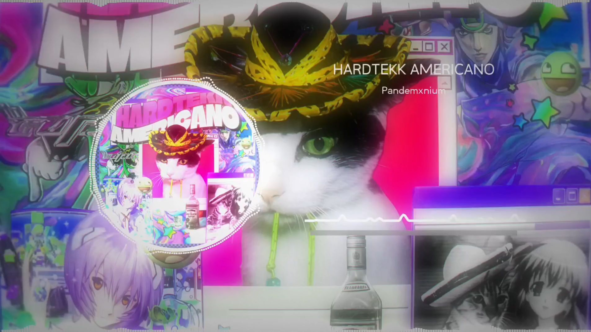 🎧⚡【国内外网爆火爸爸的雷达 HARDTEKK 】⚡🎧HARDTEKK AMERICANO (Ultra Slowed)(音乐可视化)