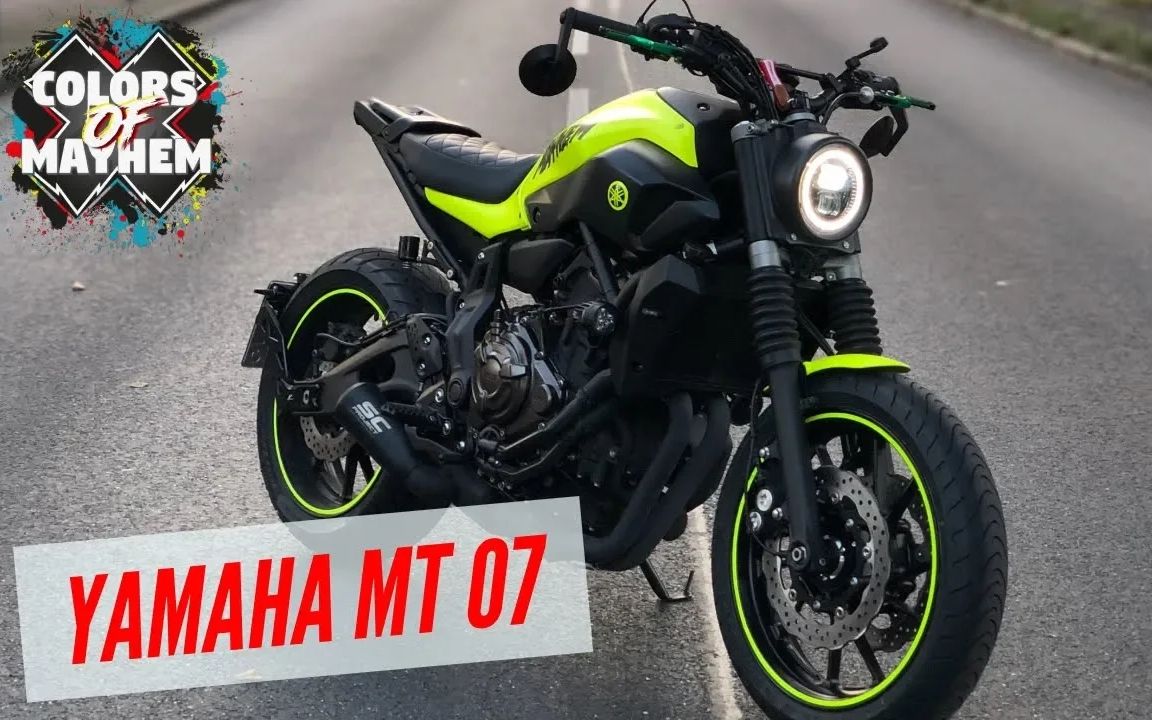 JVB MOTO Custom Yamaha MT 07-哔哩哔哩