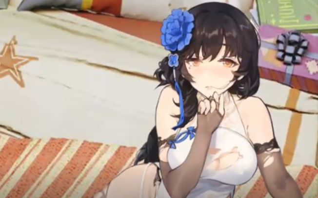 少女前线玉玲珑live2d典藏版演示含誓约过程