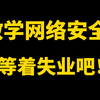 敢学网络安全！那就等着失业吧？来听听有五年网安工程师经验的老菜鸟给你分析分析！（网络安全丨信息安全