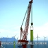 风电安装船施工工艺演示动画