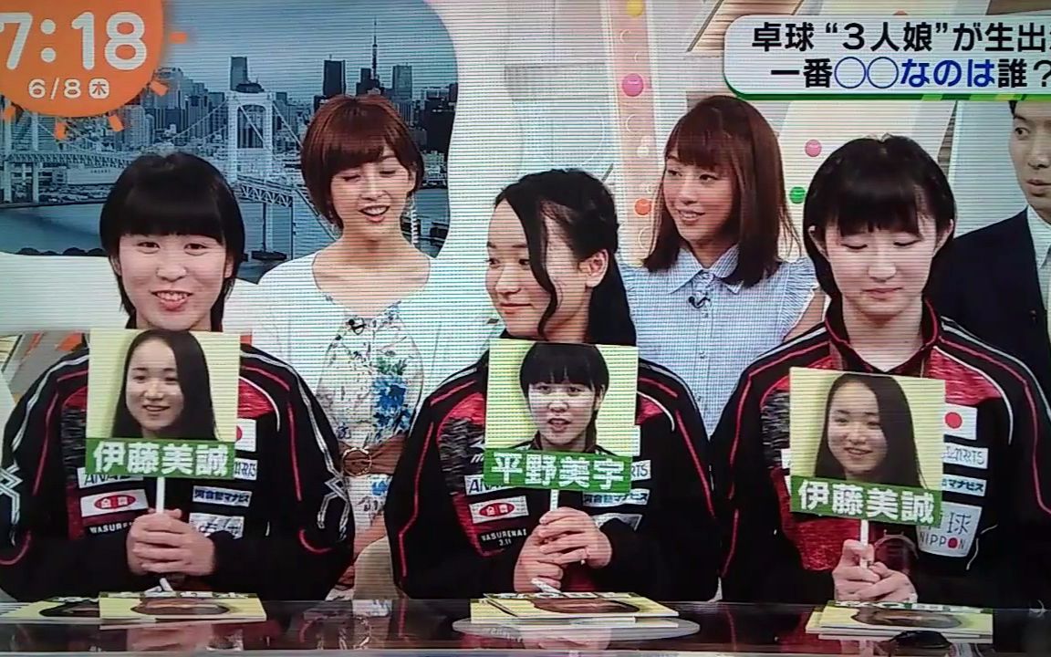 平野美宇 伊藤美诚 早田希娜 生出演