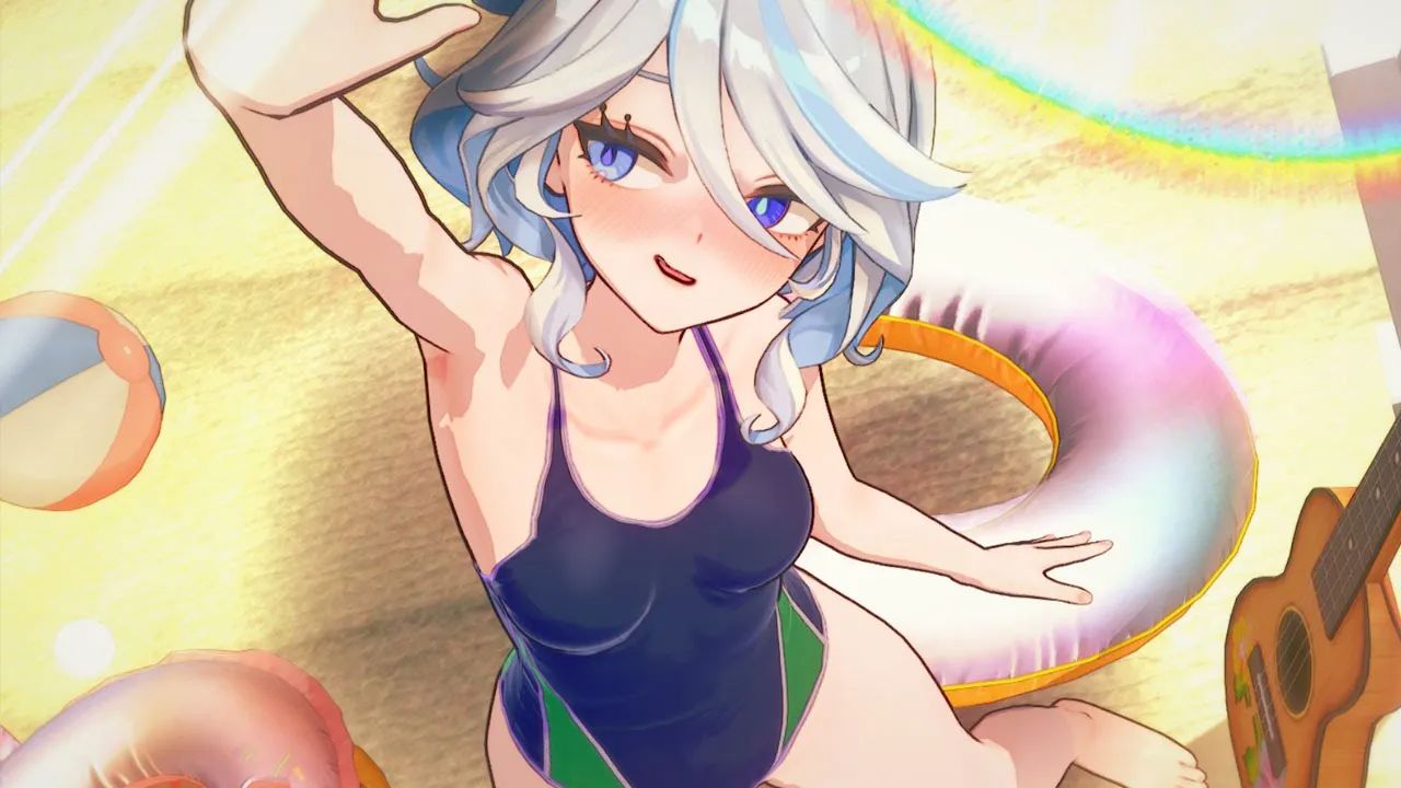 Furina at the Beach | Genshin Impact (Animation)