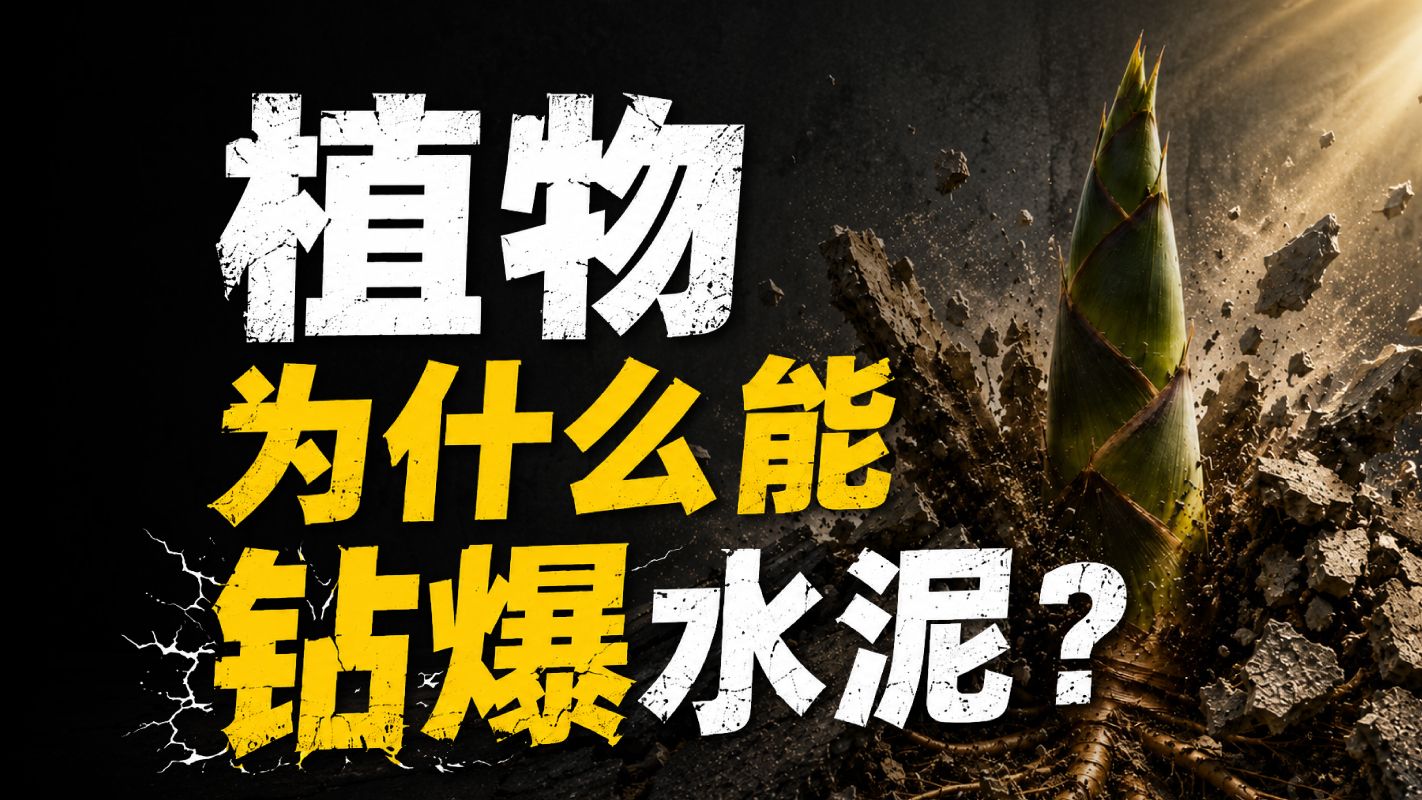顶穿混凝土、钻爆路面，这是植物该干的事吗？