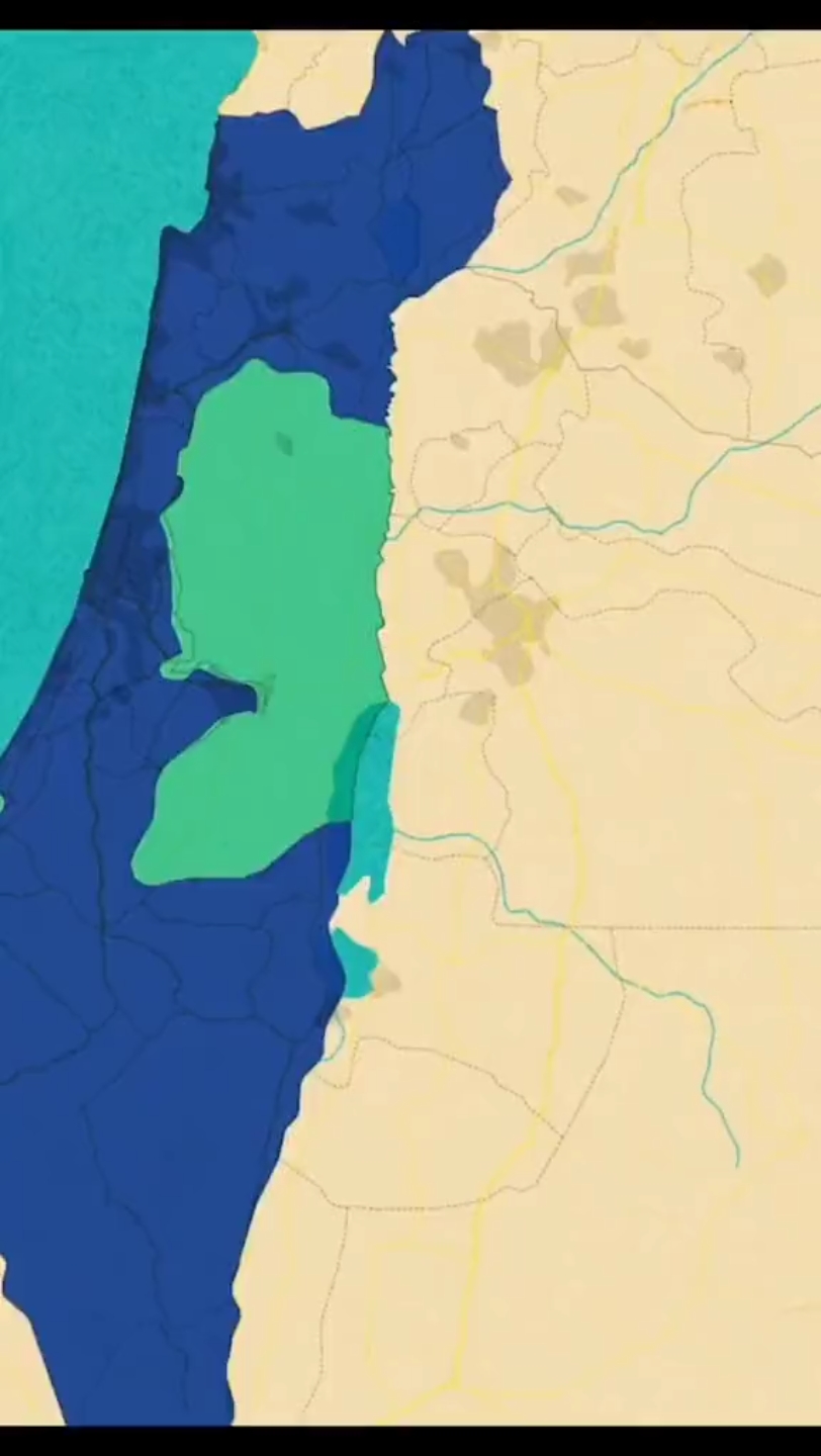 2023巴以冲突,历史上以色列的领土扩张 3/3哔哩哔哩bilibili