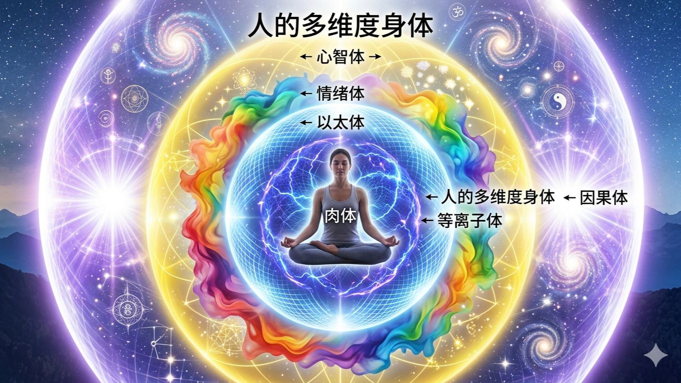 多维身体全解：灵性觉醒需要打通的6个能量维度
