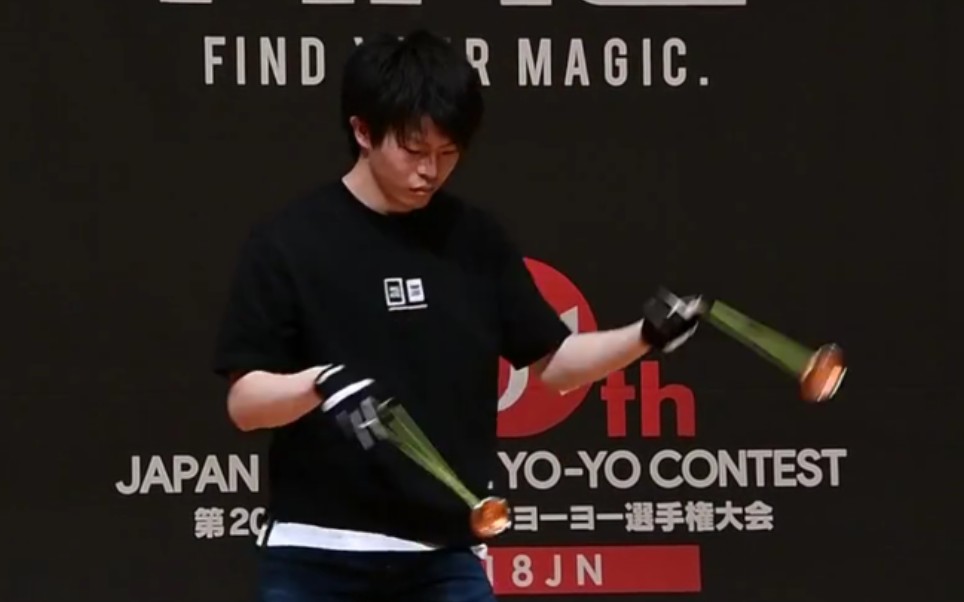 风格独特的悠悠球招式。世界冠军，日本冠军古田港（Minato Furuta)的比赛视频合集。