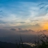 美好的往往是一瞬间，深圳市梧桐山日落