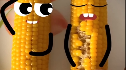 食品动画故事:玉米兄弟 #动画 #短视频 #玉米