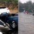 郑州遭暴雨部分街道被淹没 汽车被冲走叠罗汉铁路列车晚点