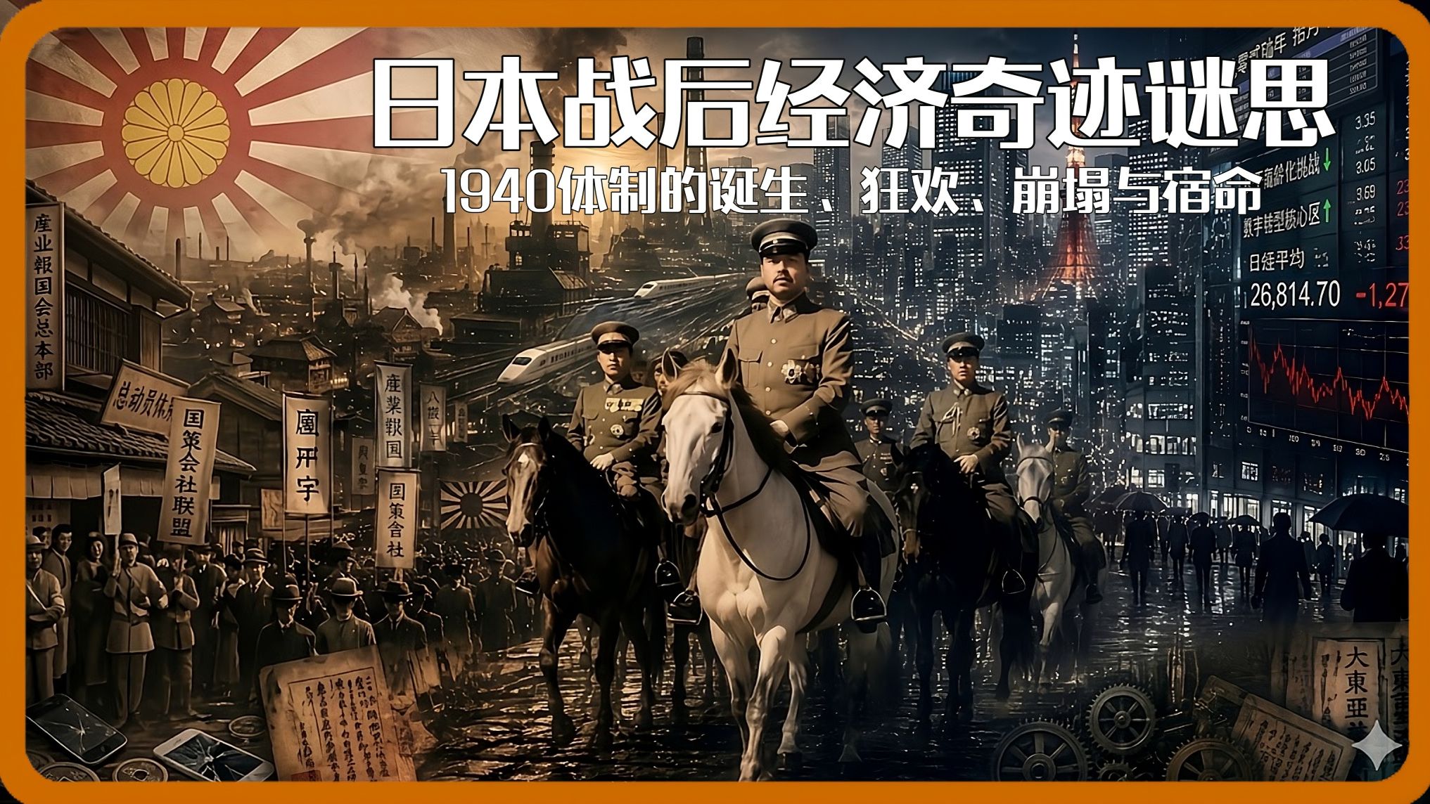 二战后日本的经济奇迹：1940体制的诞生、狂欢、崩塌与宿命