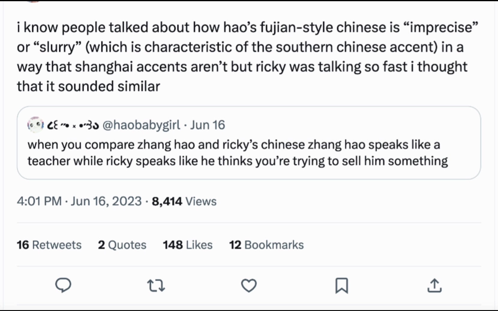 [ZB1]章昊和Ricky说中文后在英语区引发的中文口音学术探讨